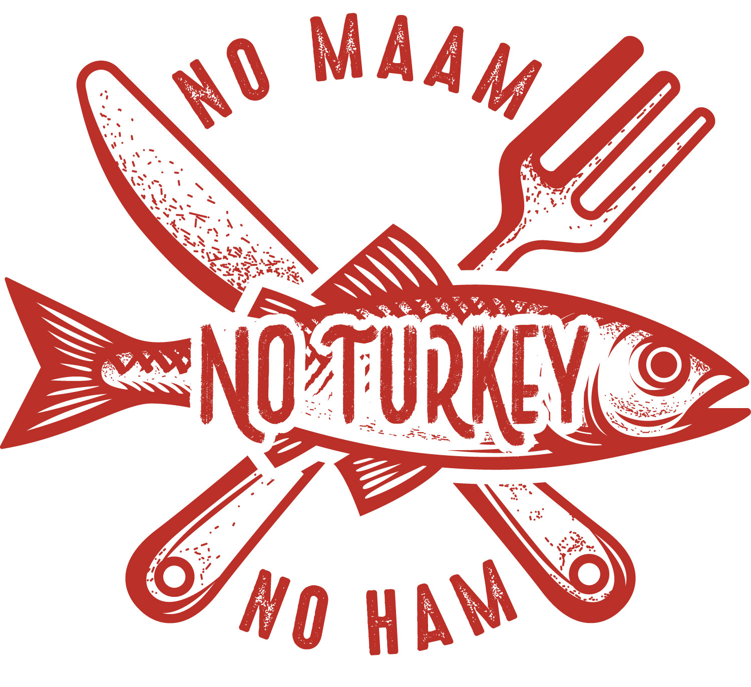 No Ma'am No Ham No Turkey logo